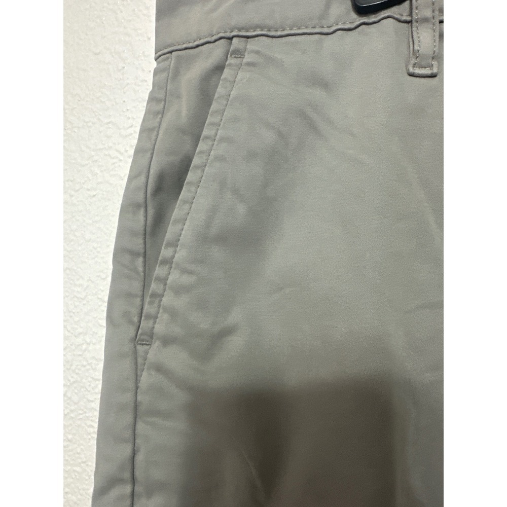 AG Adriano Goldschmied Cipher Slim Fit Shorts Mens Gray Cotton Blend Size 36 - Picture 2 of 11
